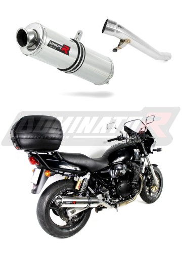 Auspuff Schalldämpfer DOMINATOR rund passend für Suzuki GSX 750 INAZUMA 1997  2003 5