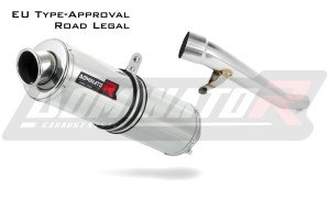 GSX 1200 INAZUMA Homologated Exhaust Schalldämpfer OVAL 1999 - 2000