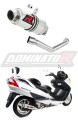 Auspuff Schalldämpfer DOMINATOR GP1 passend für Suzuki BURGMAN 400 2003  2006 5