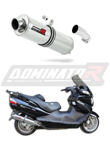 wydech tłumik DOMINATOR Okrągły pasujący do motocykla Suzuki BURGMAN 650 - 2013  7