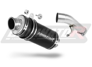 Suzuki GSX 1250 FA 2010 - 2016 Schalldämpfer Auspuff GP1 BLACK + dB killer medium