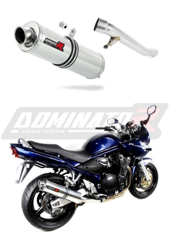 Auspuff Schalldämpfer DOMINATOR rund passend für Suzuki GSF BANDIT 1200 2001  2005 5