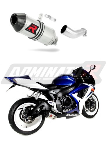 GSXR 750 K6 K7 EXHAUST Suzuki Muffler Auspuff Sportauspuff Silencer Echappement Silencieux Scarico Scarichi Escape Wydech Tłumik Carbon Tip HP3 2006 - 2007 DOMINATOR  x