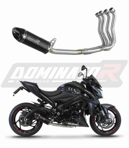 Suzuki GSX-S 1000 / F 2015 - 2020  Low Level Auspuffanlagen Schalldämpfer HP8 BLACK + dB killer medium