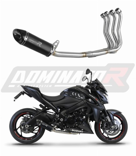 kompletny układ wydechowy z tłumikiem DOMINATOR Full System HP8 CZARNY pasujący do motocykla Suzuki GSX-S 1000 / F 2015 - 2020 6