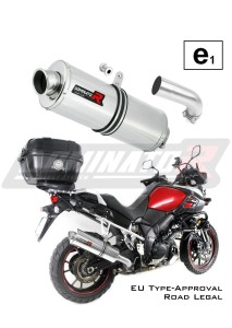 DL 1000 V-STROM Homologated Exhaust Schalldämpfer OVAL 2014 - 2016