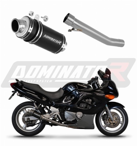 wydech tłumik DOMINATOR GP1 CZARNY pasujący do motocykla Suzuki GSXF 750 1998 - 2006 6