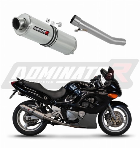wydech tłumik DOMINATOR Okrągły pasujący do motocykla Suzuki GSXF 750 1998 - 2006 6