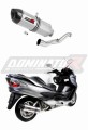 Auspuff Schalldämpfer DOMINATOR HP1 passend für Suzuki BURGMAN 400 2007  2016 6