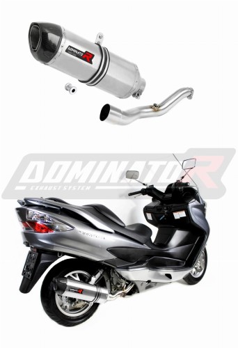 Auspuff Schalldämpfer DOMINATOR HP1 passend für Suzuki BURGMAN 400 2007  2016 6