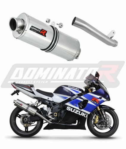 Auspuff Schalldämpfer DOMINATOR Slipon OV passend für Suzuki GSXR 1000 K1  K4 2001  2004 6