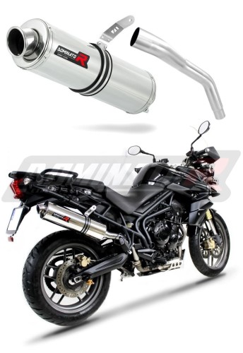 wydech tłumik DOMINATOR Okrągły pasujący do motocykla Triumph TIGER 800 XC XR 2015 - 2017 6
