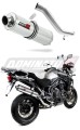 Auspuff Schalldämpfer DOMINATOR rund passend für Triumph TIGER EXPLORER 1200 2012  2015 5
