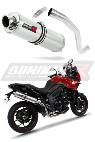 exhaust muffler DOMINATOR ROUND fits to Triumph TIGER SPORT 1050 2016  2020 6