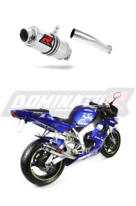 Yamaha YZF R1 1000 RN04 1998 - 2001 Schalldämpfer Auspuff GP1 + dB killer medium