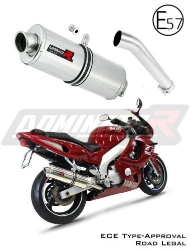 wydech tłumik DOMINATOR Homologowany Owalny pasujący do motocykla YZF 600R Thundercat 1996 - 2006 8