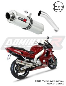 YZF 600R Thundercat Homologated Exhaust Schalldämpfer RUND 1996 - 2006