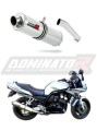 Auspuff Schalldämpfer DOMINATOR rund passend für Yamaha FZS FAZER 600 1998  2003 3