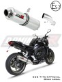 Auspuff Schalldämpfer DOMINATOR homologiert rund passend für YAMAHA FZ1 1000 FAZER 2006  2015 8