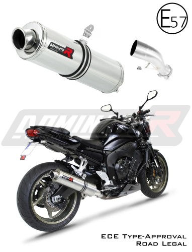 Auspuff Schalldämpfer DOMINATOR homologiert rund passend für YAMAHA FZ1 1000 FAZER 2006  2015 8