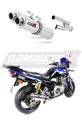 Auspuff Schalldämpfer DOMINATOR rund passend für Yamaha XJR 1300 99 06  5