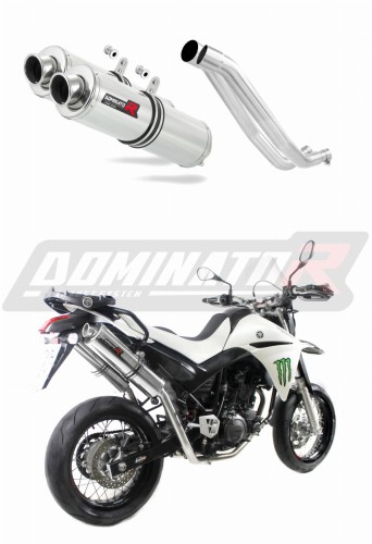 Auspuff Schalldämpfer DOMINATOR rund passend für Yamaha XT 660 R 2004  2016 5