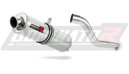 Auspuff Schalldämpfer DOMINATOR rund passend für Yamaha TTR 250 1999  2006 3