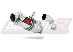 Yamaha YBR 250 Schalldämpfer Auspuff GP1 + dB killer medium