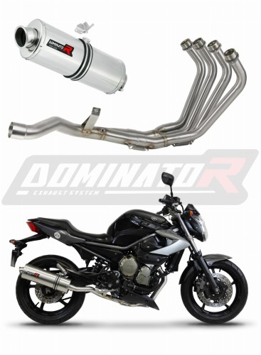komplette Auspuffanlage mit Schalldämpfer DOMINATOR Full System OV passend für Yamaha XJ 6N S F 2009  2016 6