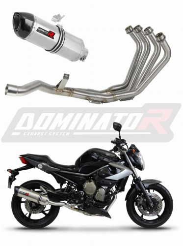 komplette Auspuffanlage mit Schalldämpfer DOMINATOR Full System HP1 passend für Yamaha XJ 6N S F 2009  2016 6