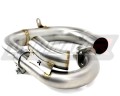 YZF YZ 250 F Exhaust Header Head pipe Linkpipe Downpipe Kolano with PowerBomb 2014 - 2017 DOMINATOR  x