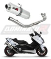 kompletny układ wydechowy z tłumikiem DOMINATOR Full System Owalny pasujący do motocykla Yamaha XP 530 T-MAX 2012 - 2016 6