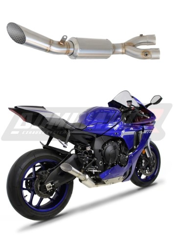 decat Mittelschalldämpfer DOMINATOR GP3 Mid Pipe passend für YZF R1 1000 RN32 2015  2016 5