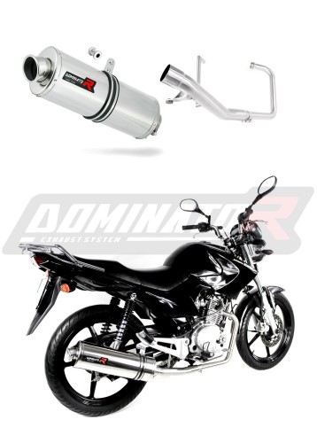 komplette Auspuffanlage mit Schalldämpfer DOMINATOR Full System OV passend für Yamaha YBR 125 2009  2018 5