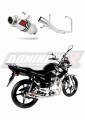 komplette Auspuffanlage mit Schalldämpfer DOMINATOR Full System GP1 passend für Yamaha YBR 125 2009  2018 5
