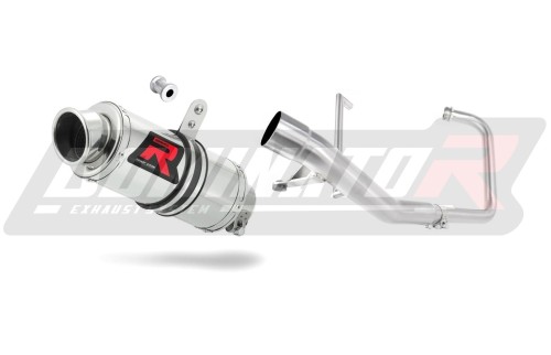 komplette Auspuffanlage mit Schalldämpfer DOMINATOR Full System GP1 passend für Yamaha YBR 125 2000  2008 3