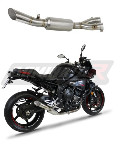 wydech tłumik decat DOMINATOR GP3 Mid Pipe pasujący do motocykla MT-10 RN45 2016 - 2020 5