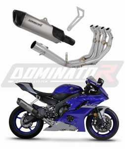 Yamaha YZF R6 2017 - 2023  Auspuffanlagen EX Schalldämpfer Titan HP6 + dB killer