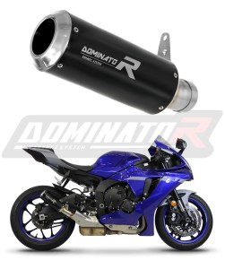 Yamaha YZF R1 1000 RN65 2020 - 2024 Schalldämpfer Auspuff GP BLACK + dB killer medium
