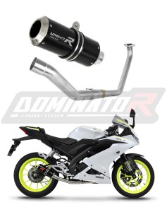 Yamaha YZF R125 2019 - 2020 Auspuffanlagen Schalldämpfer GP BLACK + dB killer medium