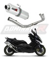 komplette Auspuffanlage mit Schalldämpfer DOMINATOR Full System OV passend für Yamaha TMAX 500 2008  2011 6
