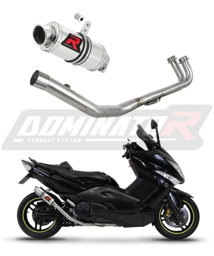 kompletny układ wydechowy z tłumikiem DOMINATOR Full System GP1 pasujący do motocykla Yamaha T-MAX 500 2008 - 2011 6