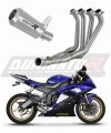 Yamaha YZF R6 2006 - 2016 EXHAUST Collector Manifold Full System Muffler Auspuff Sportauspuff Silencer Echappement Silencieux Scarico Scarichi Escape Wydech Tłumik GPS Dominator Exhaust System x