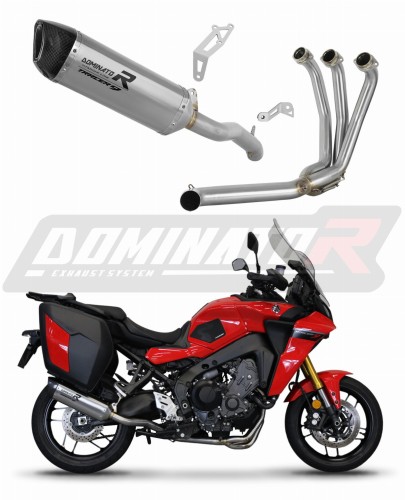 Yamaha Tracer 9 / GT 2021 - 2023 EXHAUST Collector Manifold Full System Muffler Auspuff Sportauspuff Silencer Echappement Silencieux Scarico Scarichi Escape Wydech Tłumik HP6  Titanium Dominator Exhaust System x