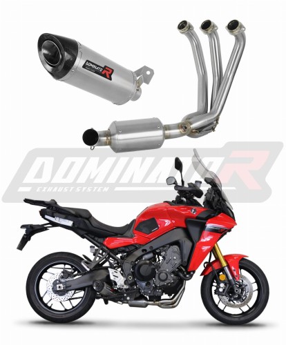 Yamaha Tracer 9 / GT 2021 - 2022 EXHAUST Collector Manifold Full System Muffler EX Auspuff Sportauspuff Silencer Echappement Silencieux Scarico Scarichi Escape Wydech Tłumik HP8 Dominator Exhaust System x