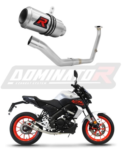 komplette Auspuffanlage mit Schalldämpfer DOMINATOR Full System GP passend für Yamaha MT 125 2021  2024 6