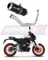 kompletny układ wydechowy z tłumikiem DOMINATOR Full System GP CZARNY pasujący do motocykla Yamaha MT 125 2021 - 2024 6