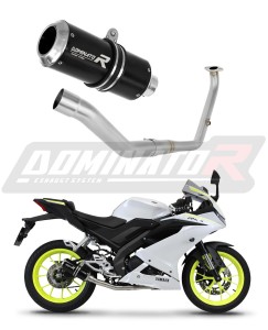 Yamaha YZF R125 2021 - 2024 Auspuffanlagen Schalldämpfer GP BLACK + dB killer medium