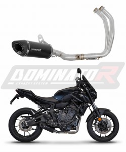 Yamaha MT 07 2021 - 2024 Auspuffanlagen Schalldämpfer HP8 BLACK + dB killer