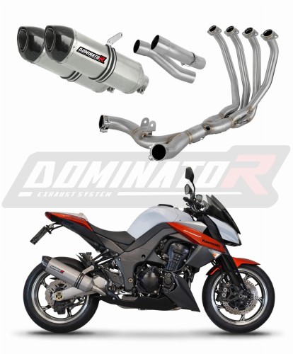 komplette Auspuffanlage mit Schalldämpfer DOMINATOR Full System HP1 passend für Kawasaki Z1000 2014  2016 7
